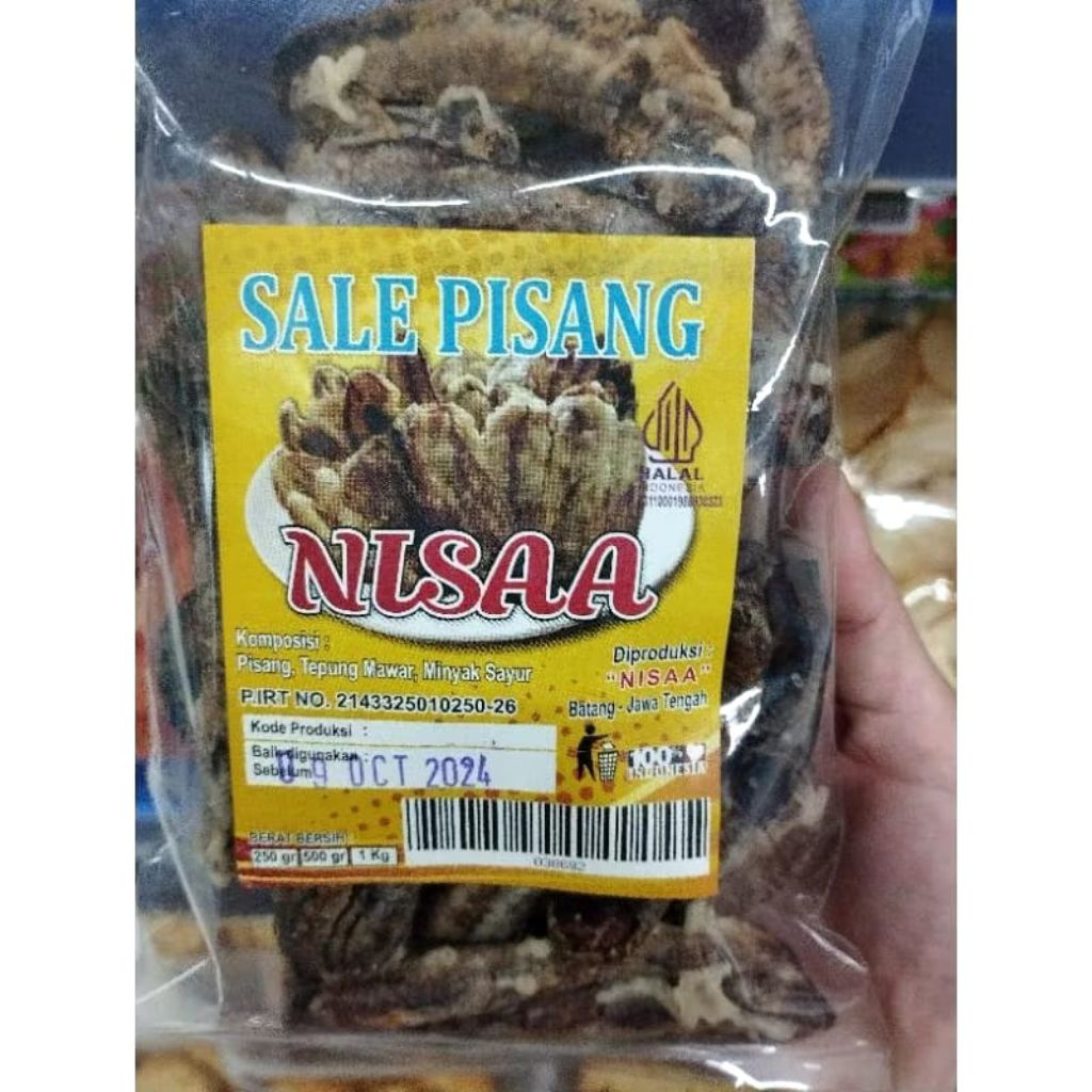 

Sale Pisang khas Pekalongan 250gr (merk acak)