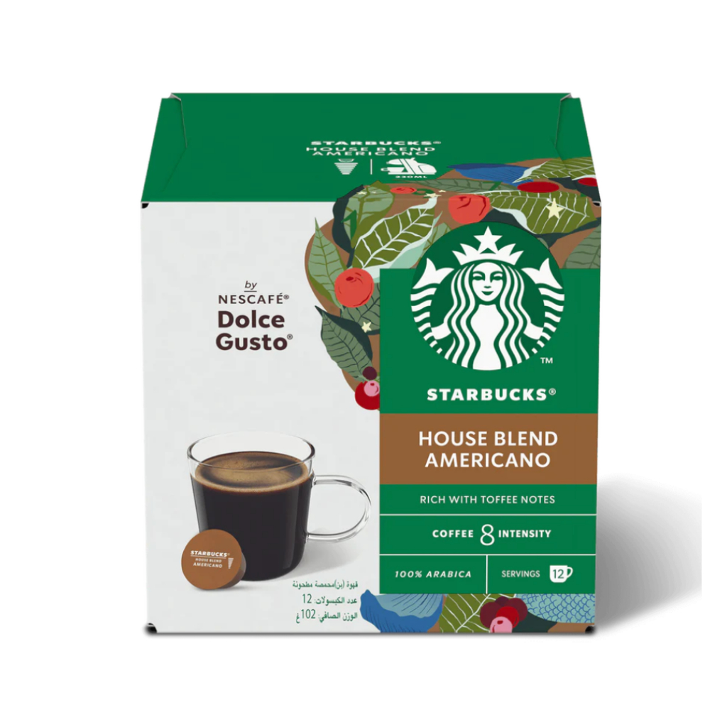 

Nescafe Dolce Gusto Starbucks Americano House Blend Coffee Capsule