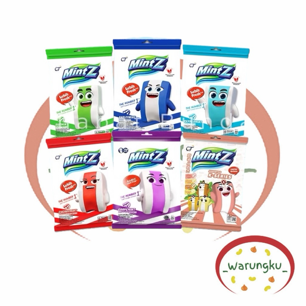 

Permen MINTZ 1BKS 110gr Fruity Chewy Mint