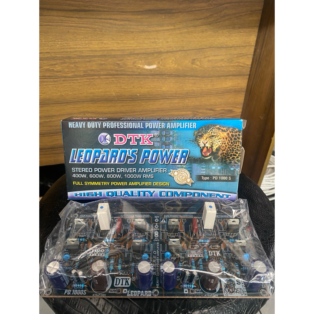 DTK LEOPARD’S POWER PD 1000S – STEREO POWER AMPLIFIER