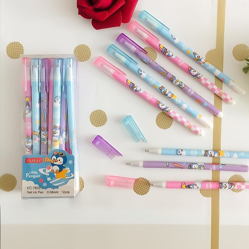 

[1 LSN / 12 PCS] GEL PEN VANCO VC-1633 (LITTLE PINGUIN)