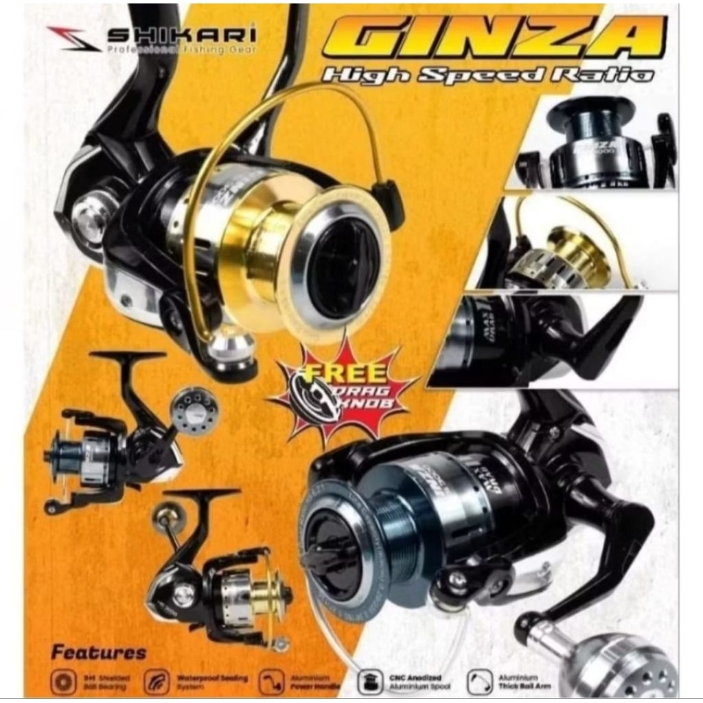 REEL PANCING SHIKARI GINZA HS 3000 ... POWER HENDEL