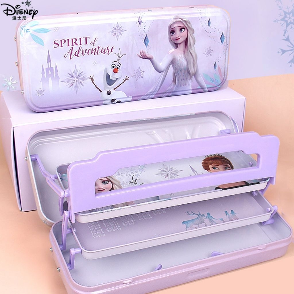 

Kotak Pensil 3D / 3 Tingkat / Frozen / Spider Man