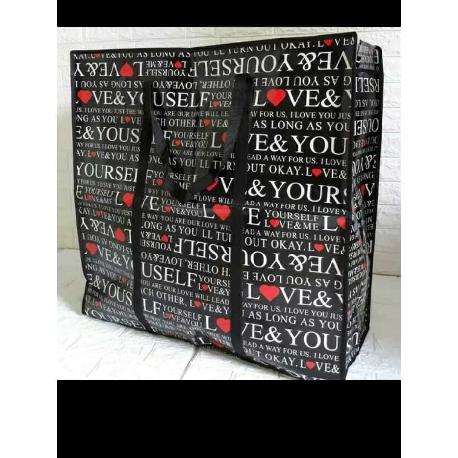 TAS KARUNG JUMBO SERBAGUNA TAS KARUNG TEBAL DAN KUAT LAUNDRY BAG TAS KARUNG RESLETING TAS TERPAL