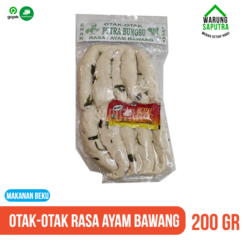 

Otak - Otak Mentah Rasa Ayam Bawang Isi 10