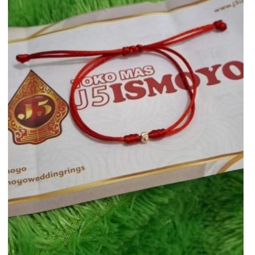 Gelang Tali Simpel Mrican 0,1gram Semar Ismoyo J5