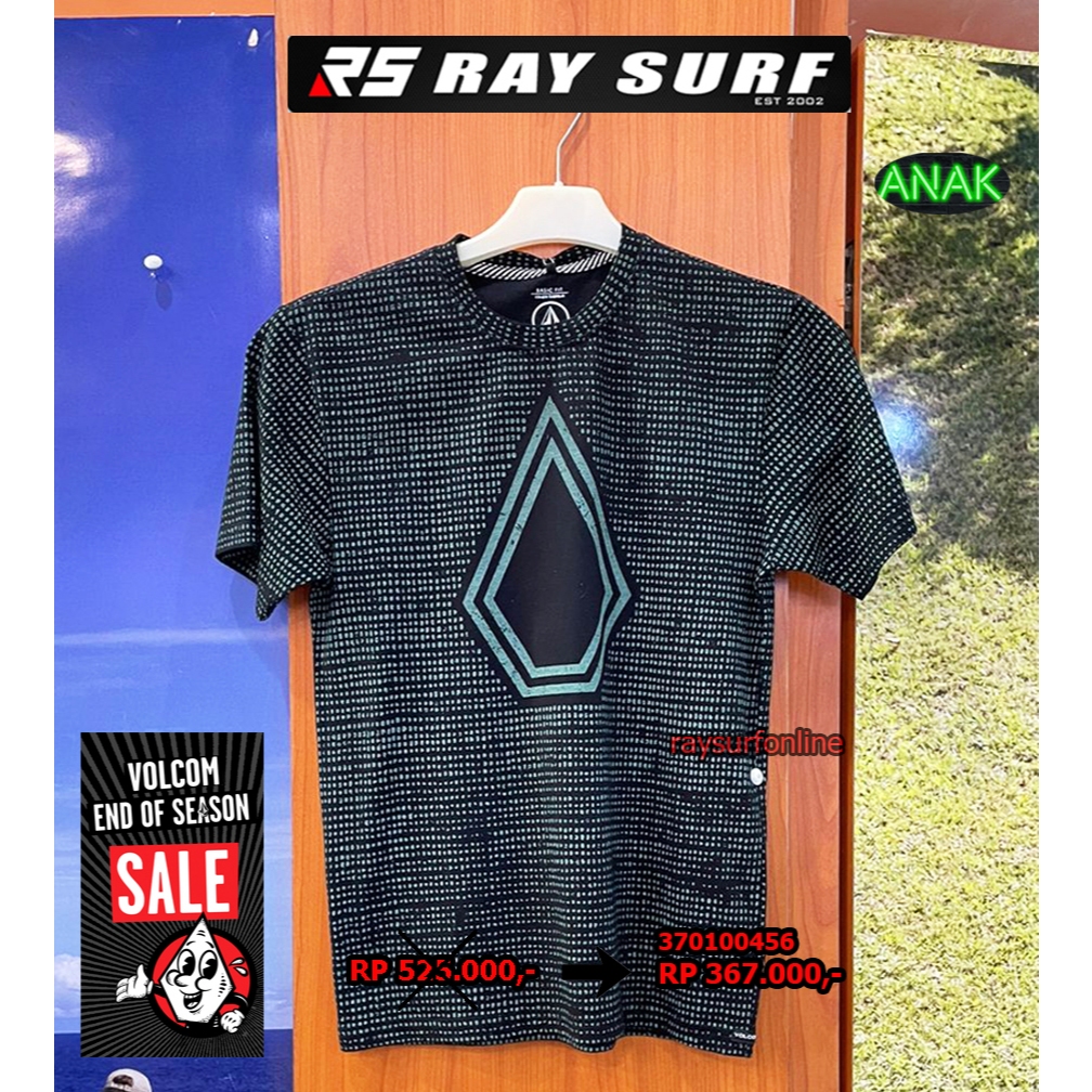 RAYSURF VOLCOM SALE T-SHIRT ANAK 370100456 ORIGINAL