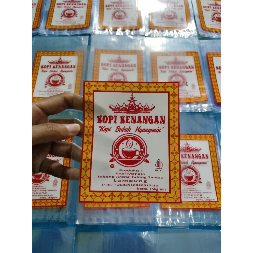 PLASTIK PP BENING TEBAL 05 SABLON 3 WARNA