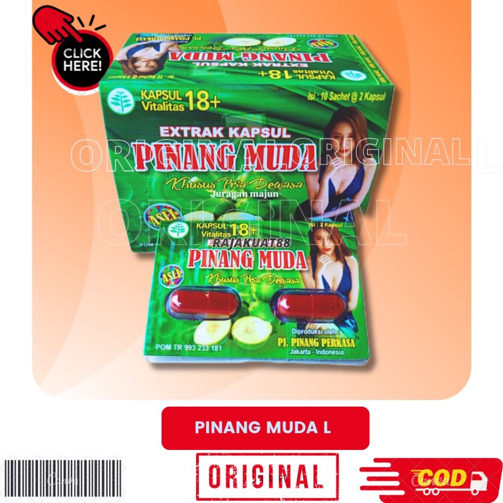 PINANG MUDA KAPSUL BLISTER ORIGINAL | EXTRA BUAH PINANG