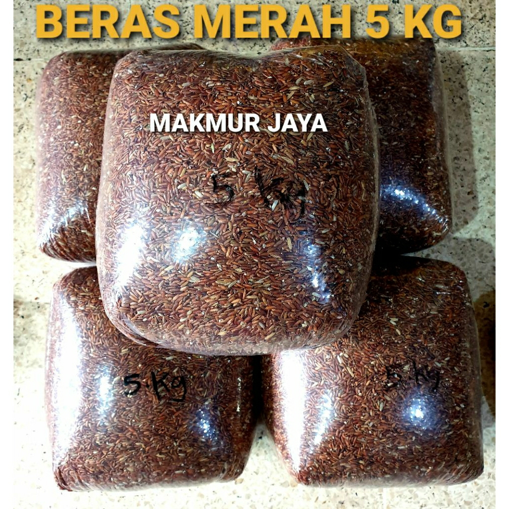 

BERAS MERAH SUPER 5 KG / BERAS SEHAT / BERAS DIET ( Kemasan Repack)