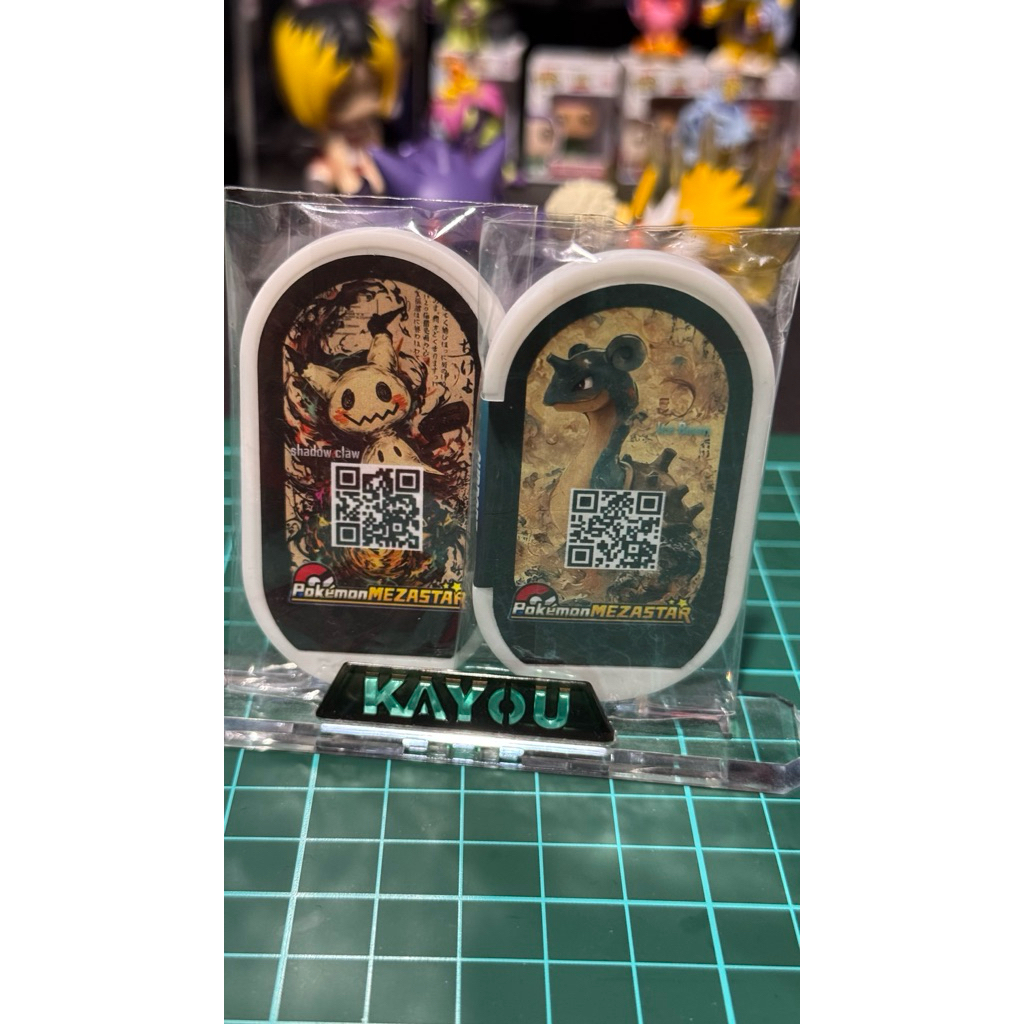 pokemon mezastar support item 2in1 (mimikyu dan lapras bolak-balik)