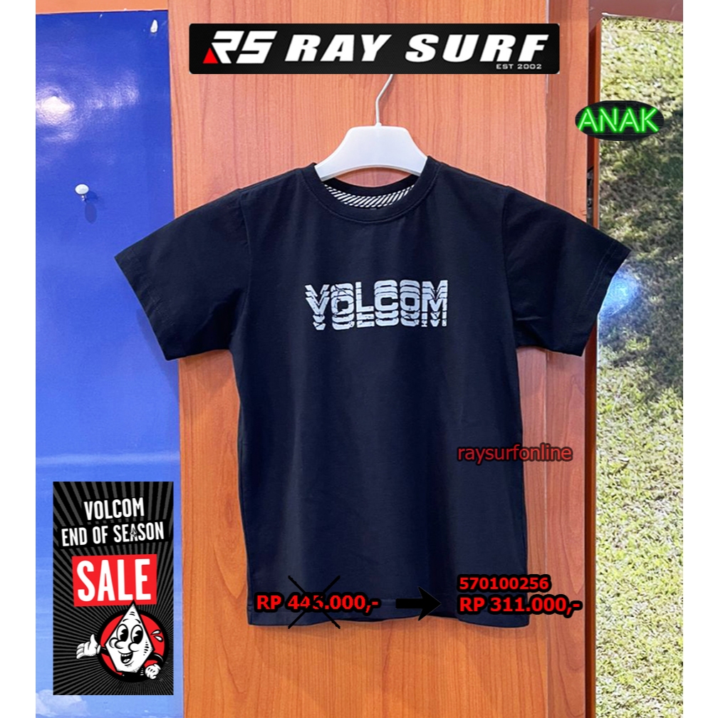 RAYSURF VOLCOM SALE T-SHIRT ANAK 570100256 ORIGINAL