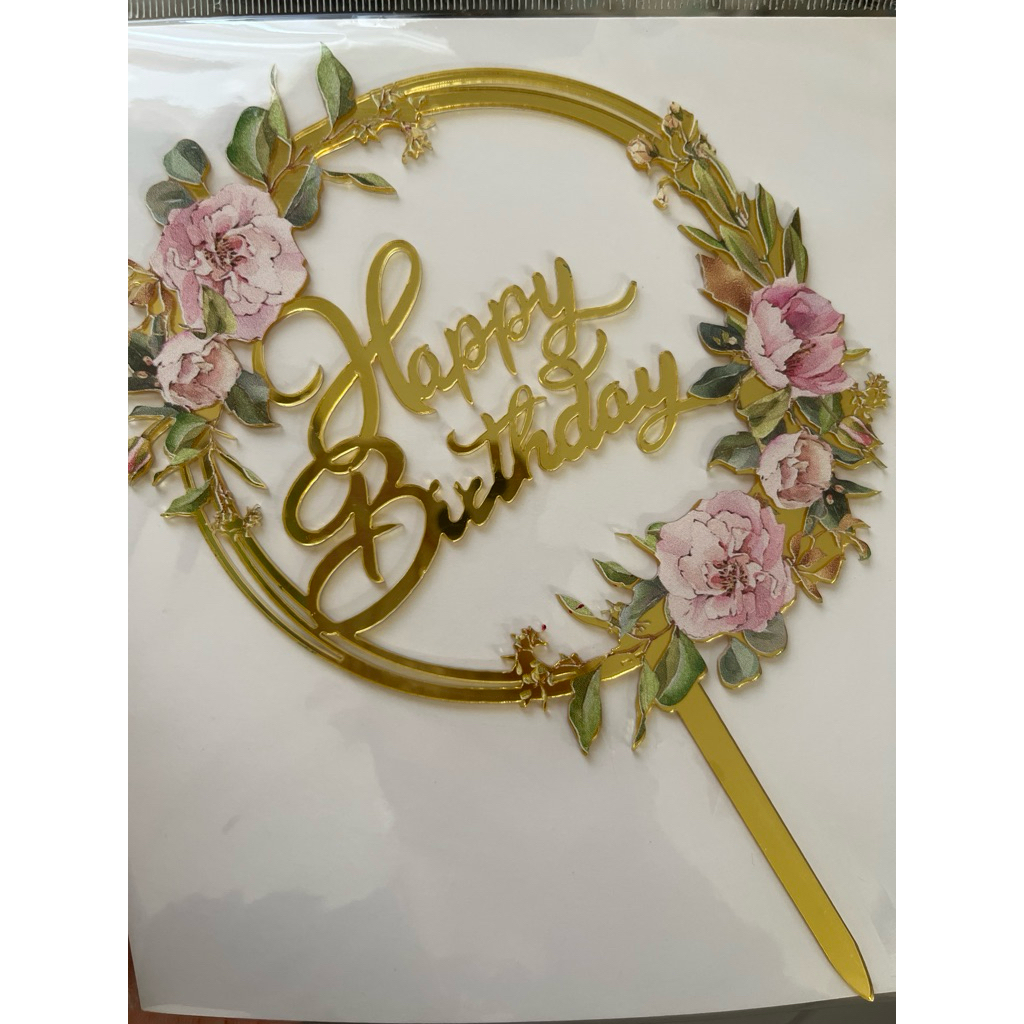 

cake topper happy birthday