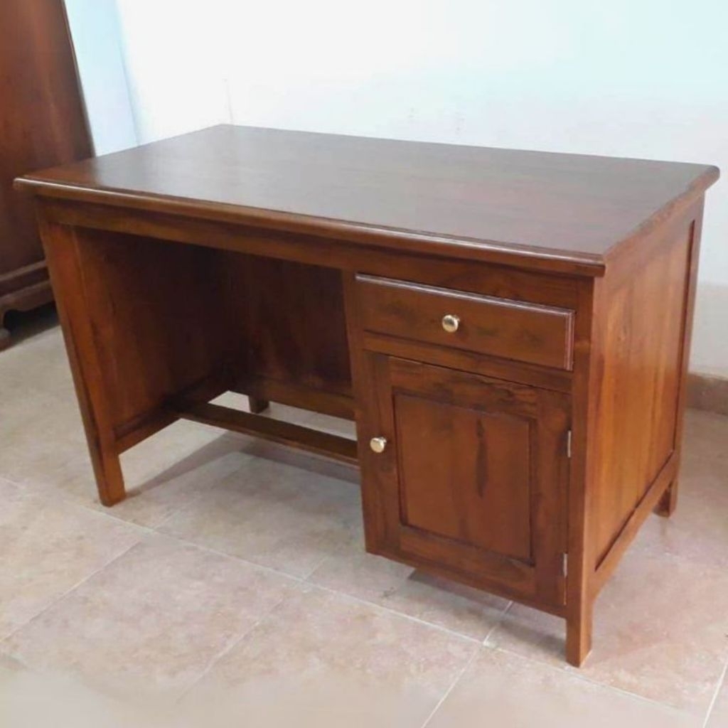 PROMO MEJA BELAJAR/MEJA GURU KAYU JATI