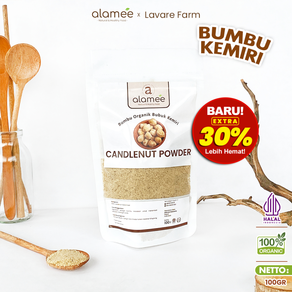 

Kemiri Bubuk Candlenut Powder Bumbu Dapur Organik Masak Rempah Rimpang Murni Asli Tanpa Campuran 100gram