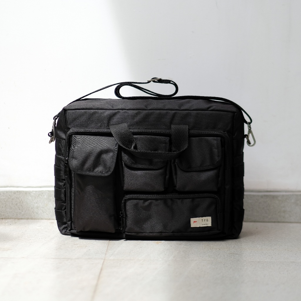 TFG BRIEFCASE BRONSON 412 BLACK | TAS TAYLOR FINE GOODS | TFG