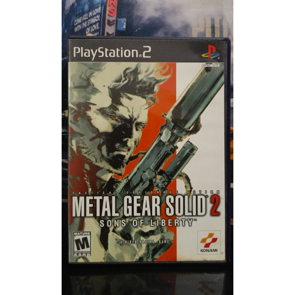 Game Ps2 Metal Gear Solid 2 : Sons of Liberty (2001) kaset Ps2 Ori R1 USA