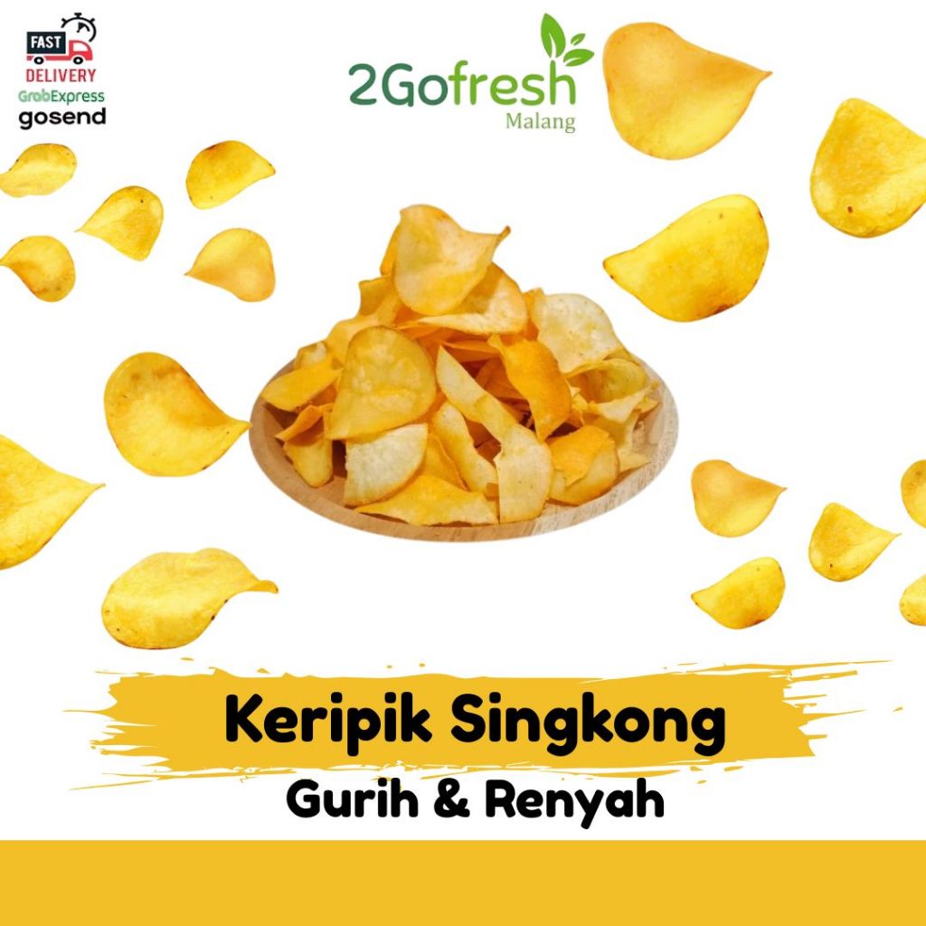 

Keripik Singkong Gurih Renyah | 2Gofresh | Sayuran | Ayam | Ikan | Daging | Dapur | instant | Fresh | Halal |