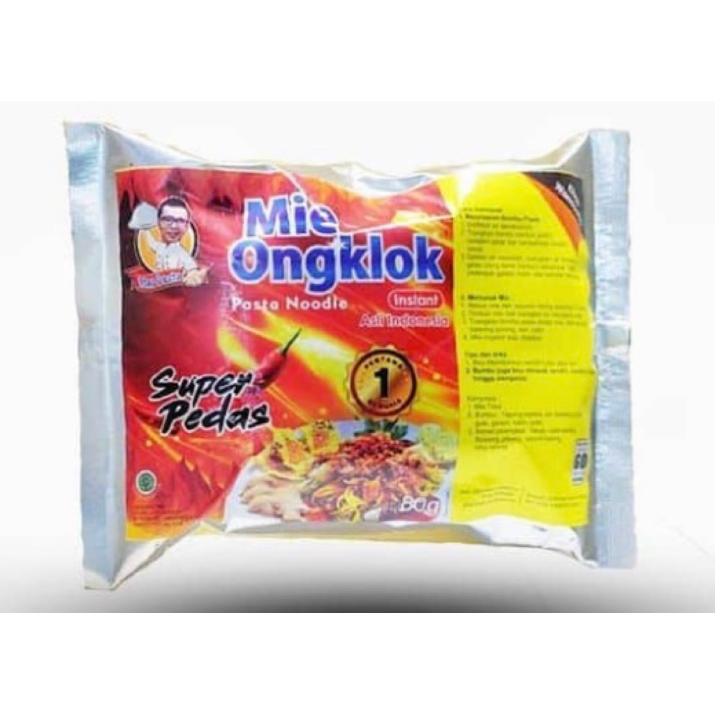 

mie ongklok instan Mas Desta rasa super pedas