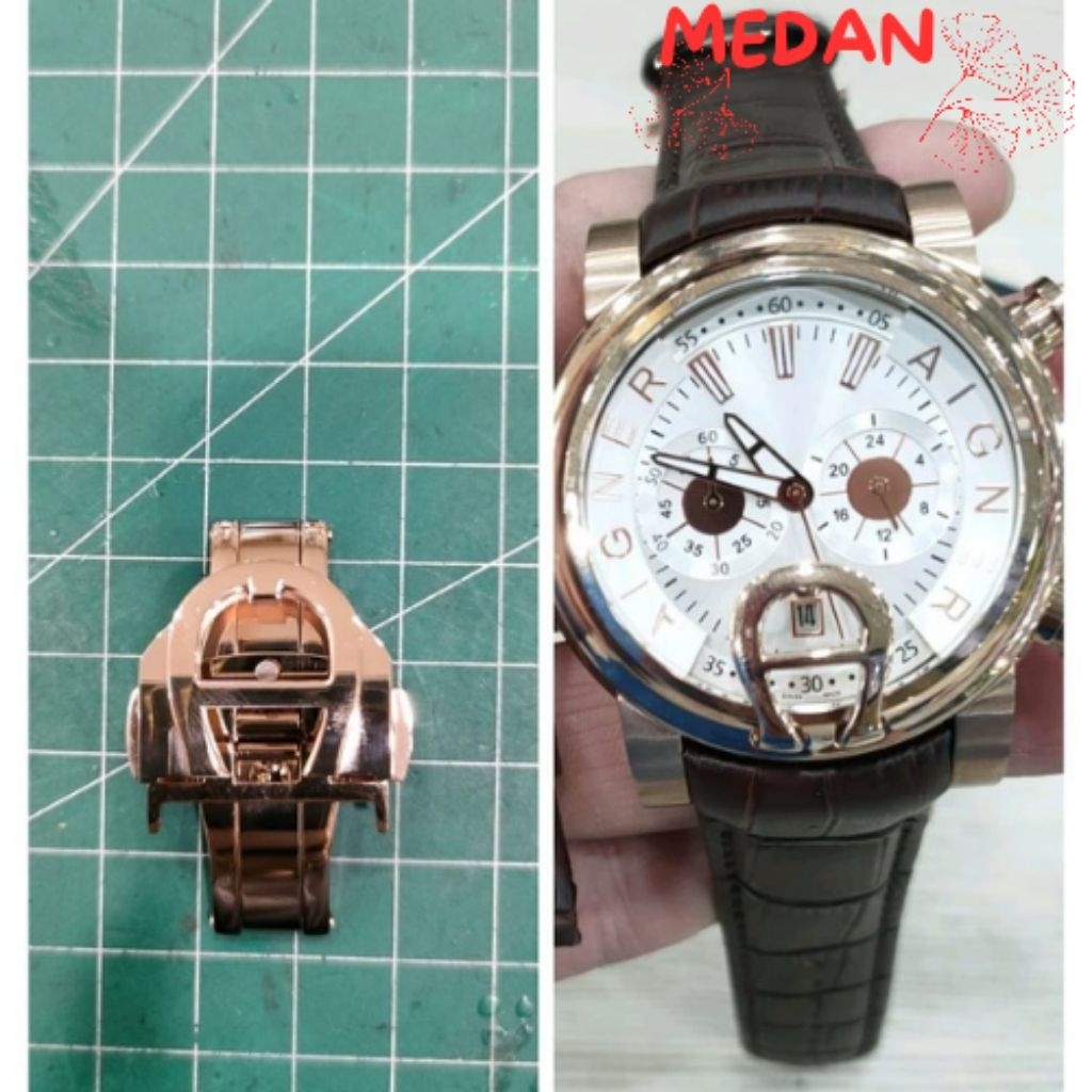 Klep Jam Tangan Aigner Bari - Buckle Jam Tangan Aigner Bari
