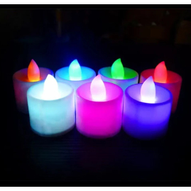 lilin LED warna warni lilin baterai