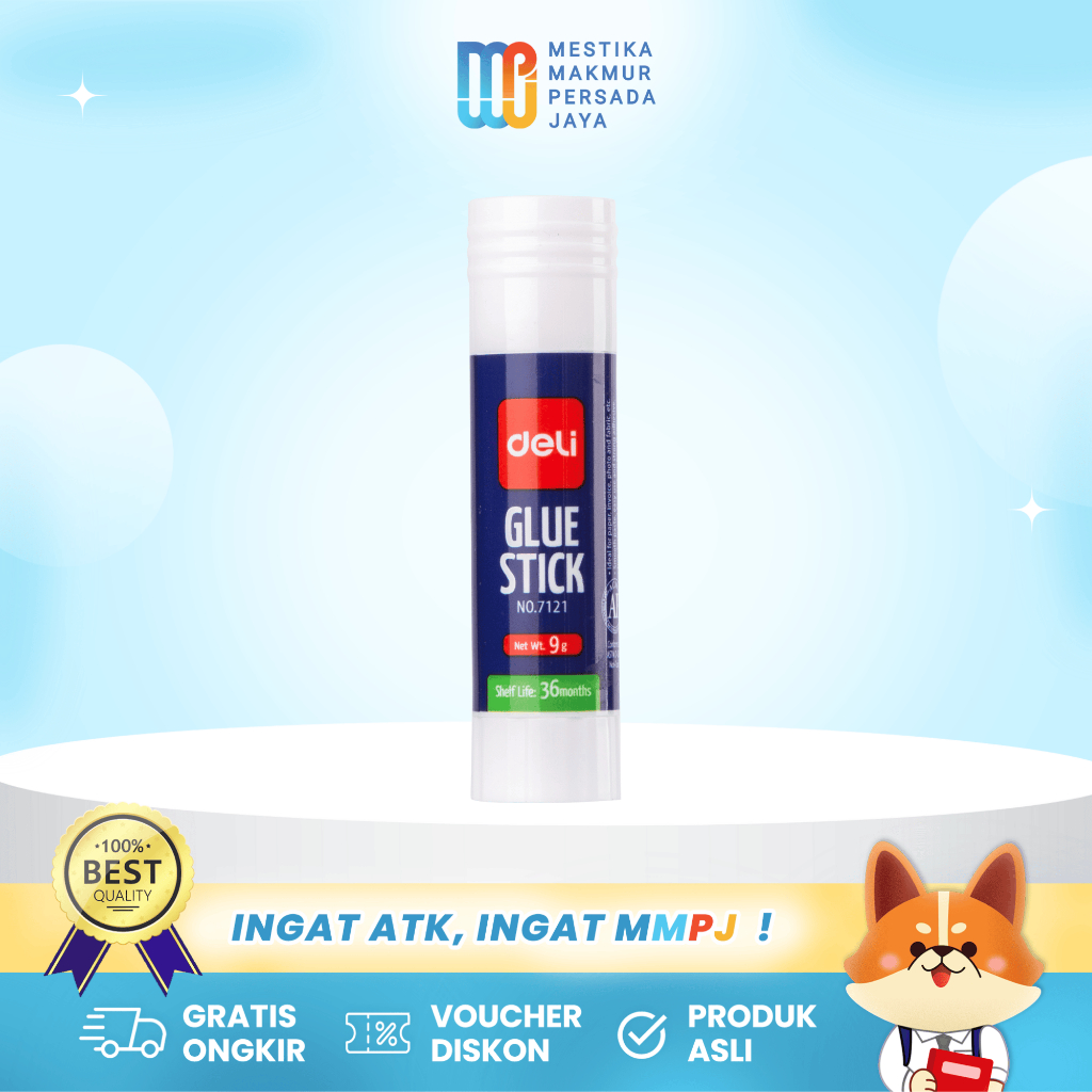

Deli Glue Stick 9 g – Lem Stik PVP Kuat & Aman untuk Sekolah dan Kantor E7121