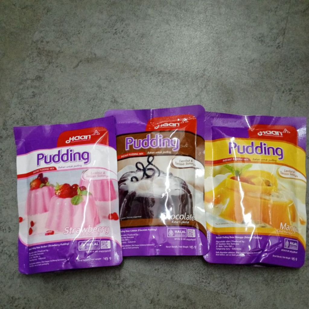 

PAKET HEMAT PUDDING HAAN 145G