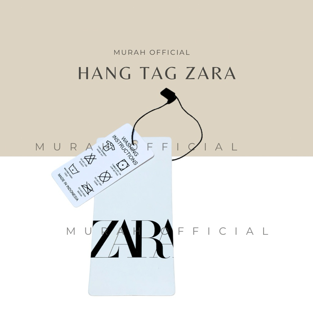 

Hang Tag ZARA MAIN TAG BARCODE SUPER PREMIUM SUPER TEBAL Hangtag Label Baju/ Hang tag Brand Import/ Hangtag Porporasi/ Hangtag Zara diecut