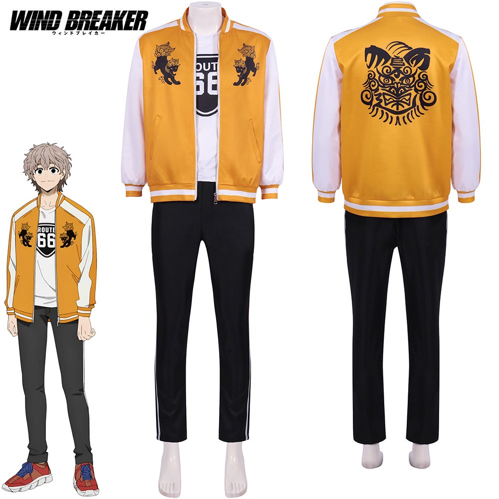 WIND BREAKER cosplay Tomiyama Choji cosplay costume suit