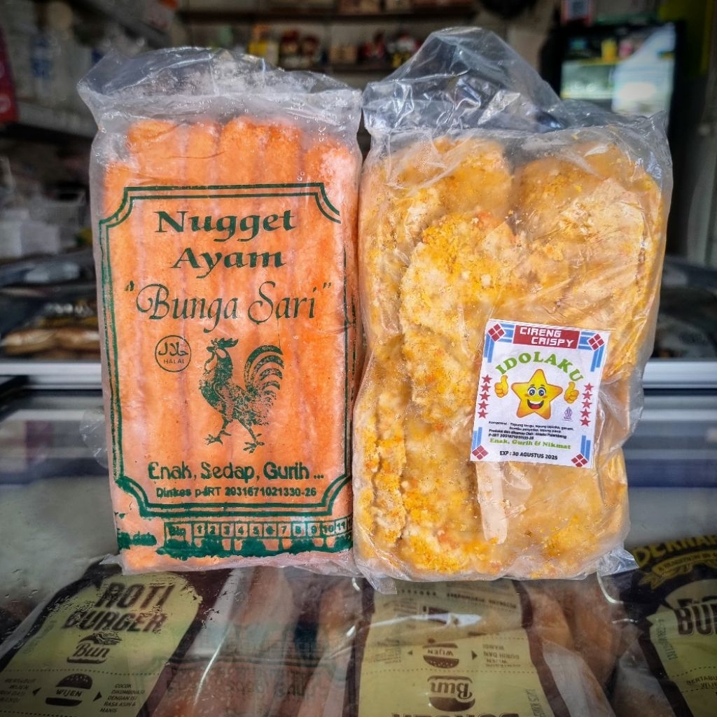 

Idolaku Cireng Crispy, Bunga Sari Naget Ayam