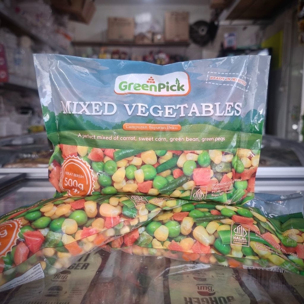 

GreenPick Mix Vegetables Sayur Beku Campur 500g