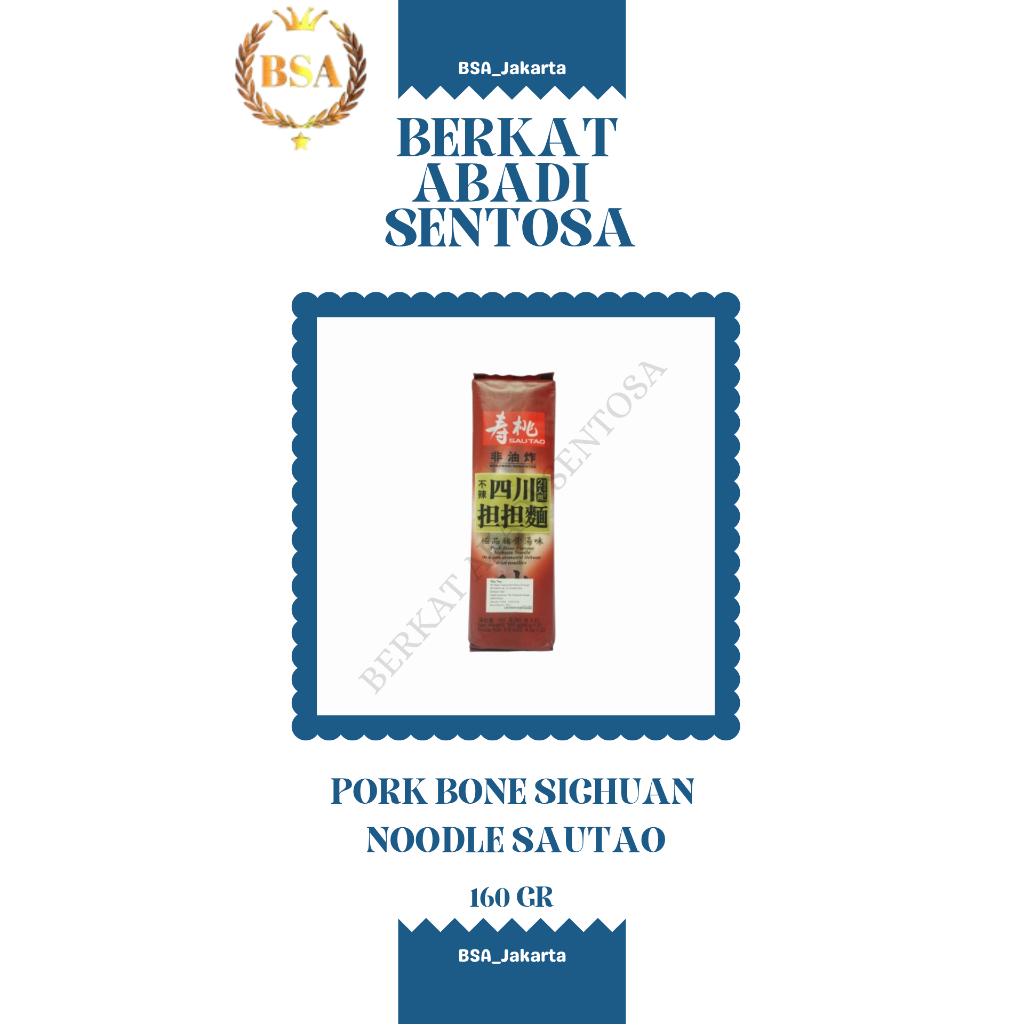 

PORK BONE SICHUAN NOODLE SAUTAO (160 GR)