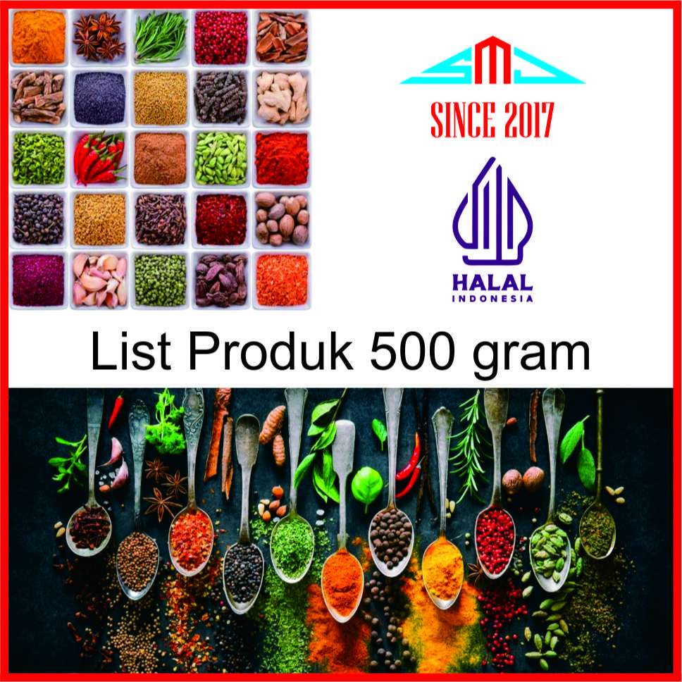 

List Produk Bubuk Murni 500 gram / Lada Putih Bubuk / Pure White Pepper Powder 1/2 kg / Rempah / Bumbu Masak / Spices / Merica