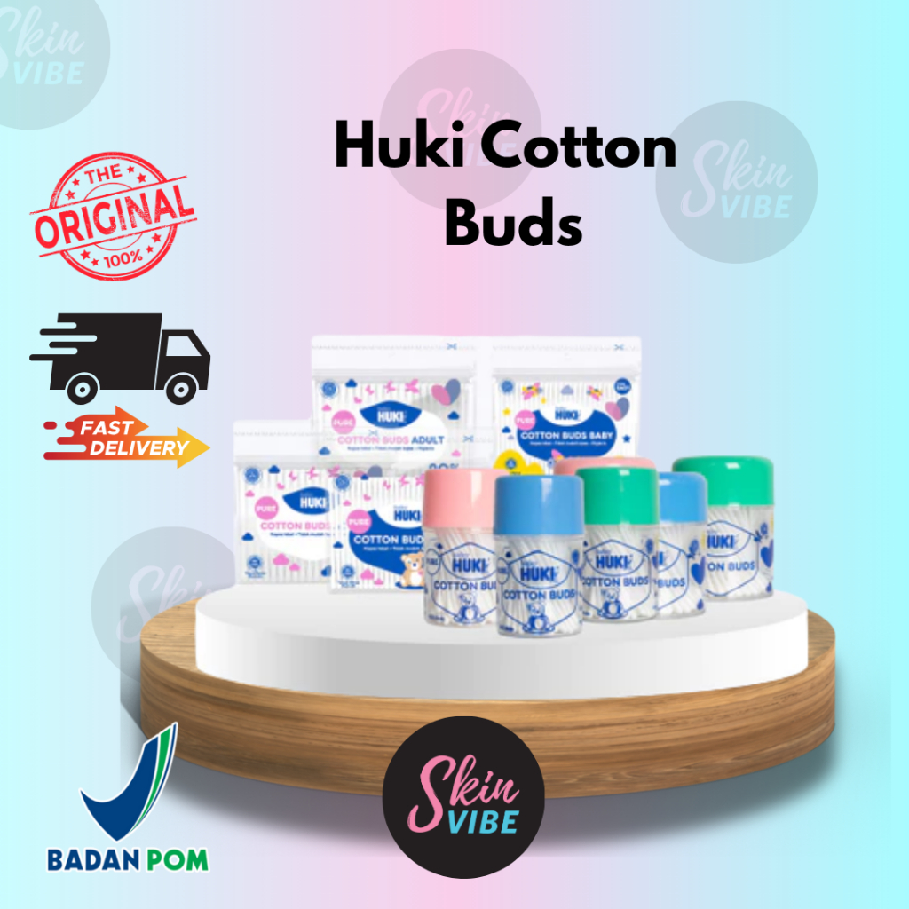 [skinvibe] Huki Cotton Bud Pot II Huki Cotton Bud zak