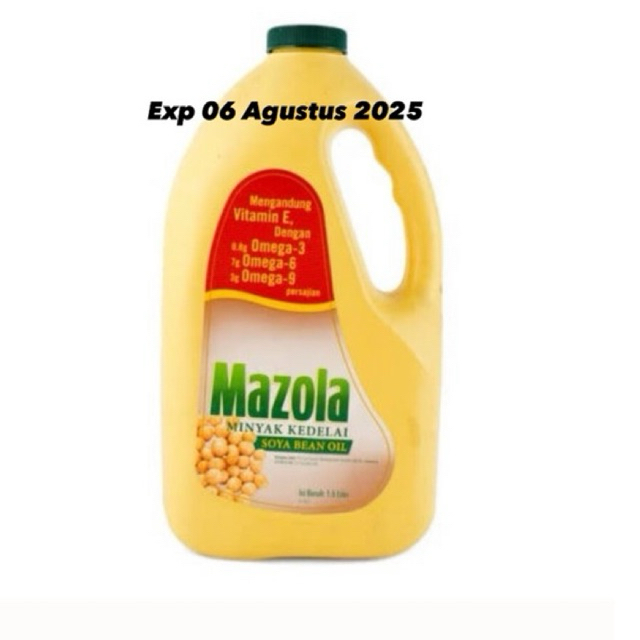 

MAZOLA SOYA BEAN OIL BOTOL 1.5Liter MINYAK KEDELAI