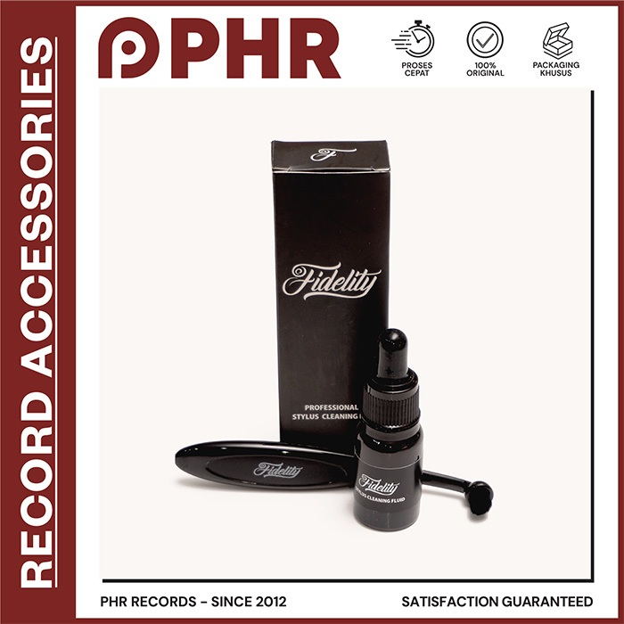 Fidelity Stylus Cleaning Set [Brush+Fluid] Pembersih Stylus Turntable