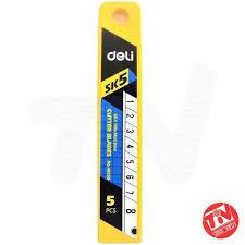 

DELI - ANAK PISAU KECIL / ISI CUTTER SK-5 100X18X0.5M 40650