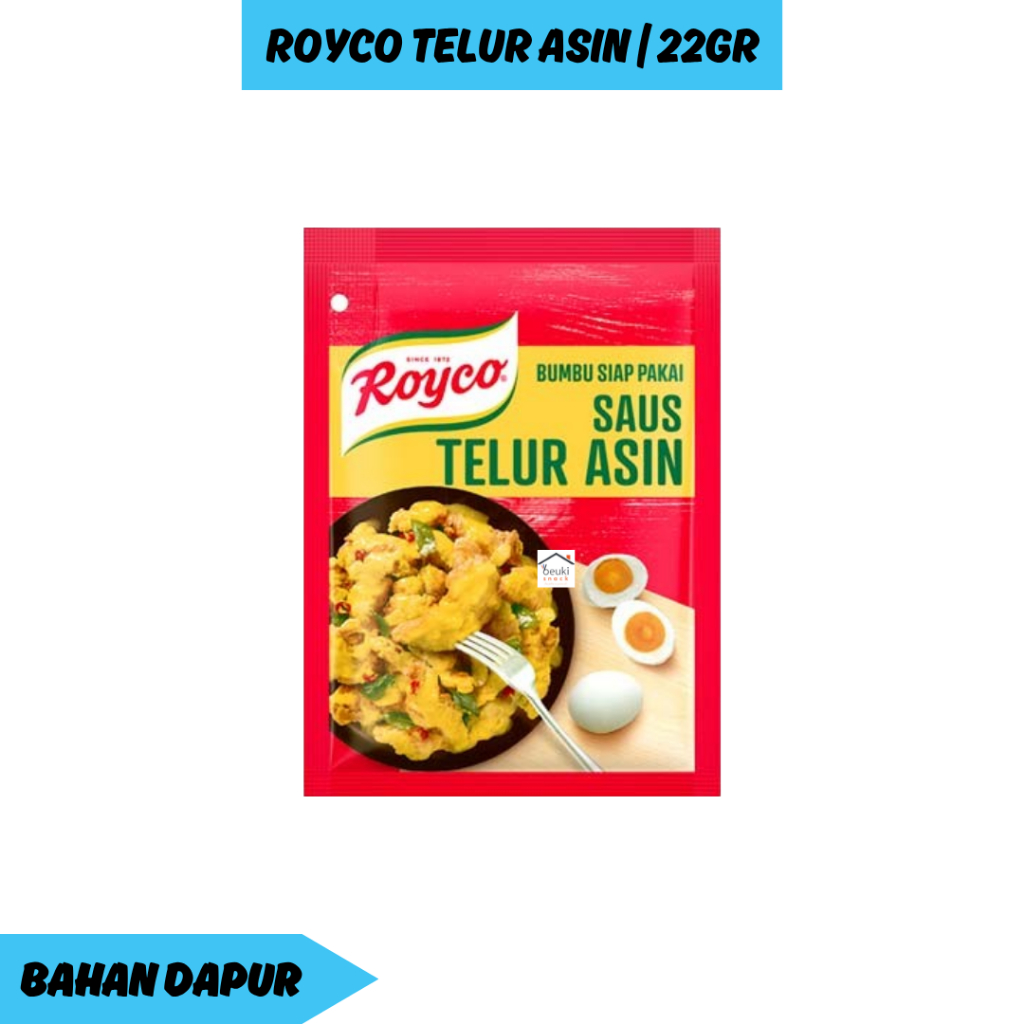 

Royco Bumbu Siap Pakai Ayam Saus Telur Asin