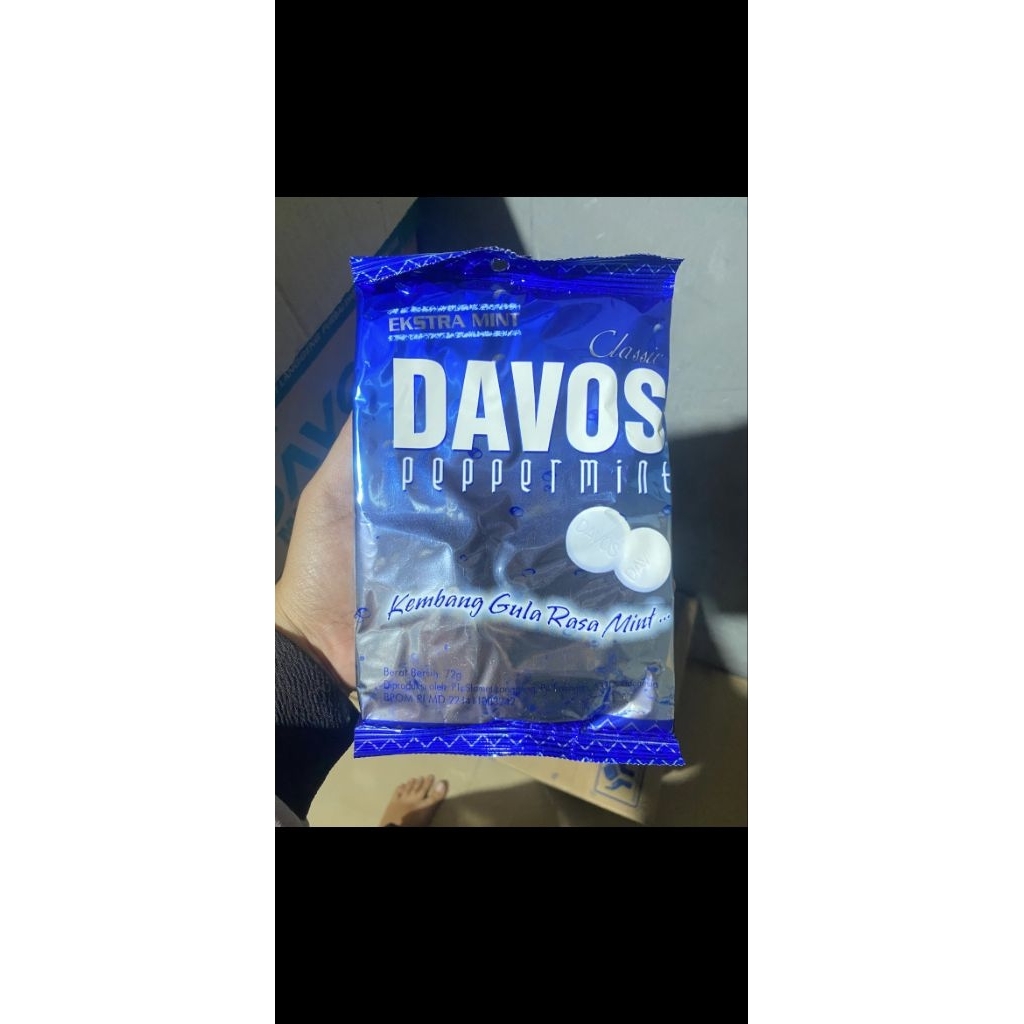 

DAVOS KANTONG BIRU CLASSIC PERMEN JADUL DAVOS