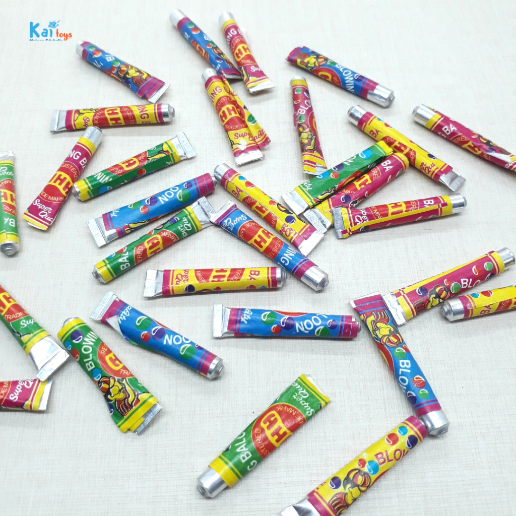 Balon Tiup Jadul 10 pcs / Mainan Era 90-an