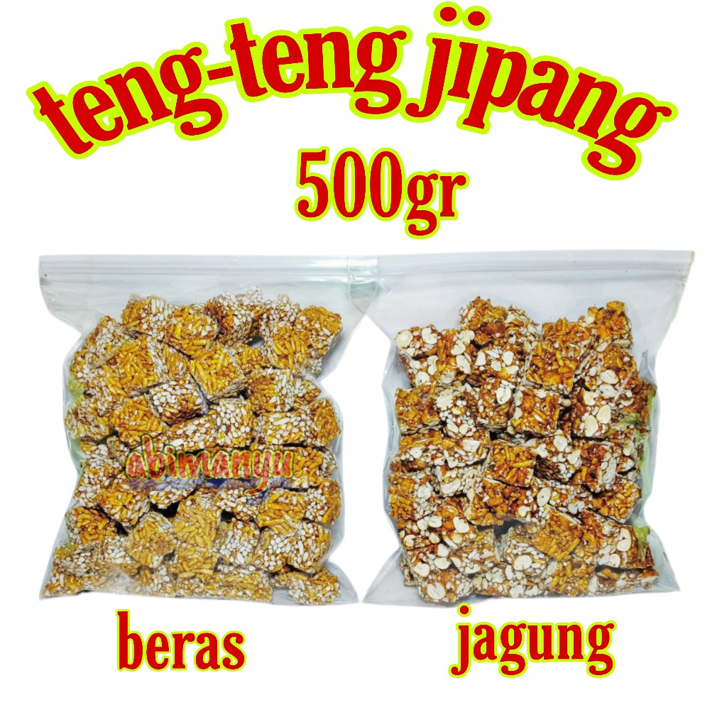 

teng teng jipang beras jagung 500 gram