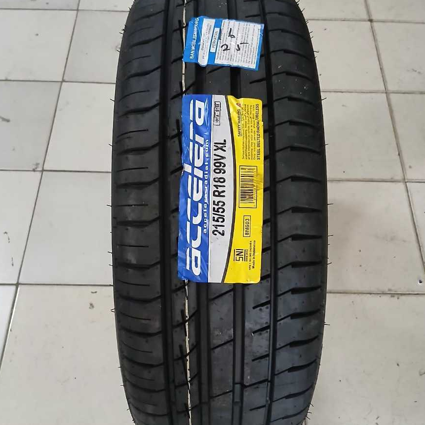 ban mobil tubles 215/55 R18 accelera iota ban innova