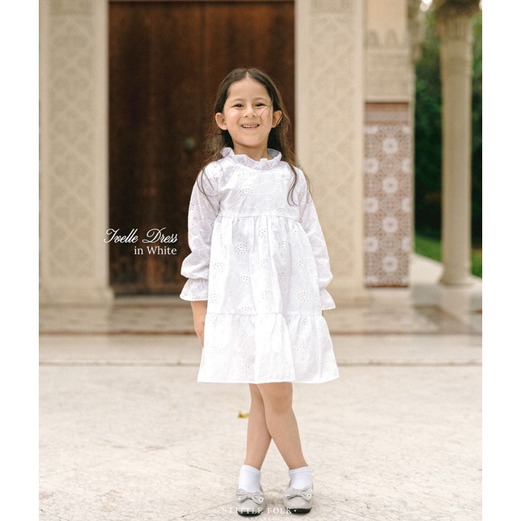 KODE C44B Ivelle Dress  Dress Anak Perempuan Little Folk