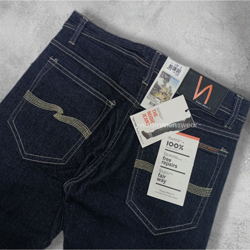 Celana Jeans Panjang NUDIE JEANS CO Slimfit Pria | Celana Jeans Panjang Garment Pria