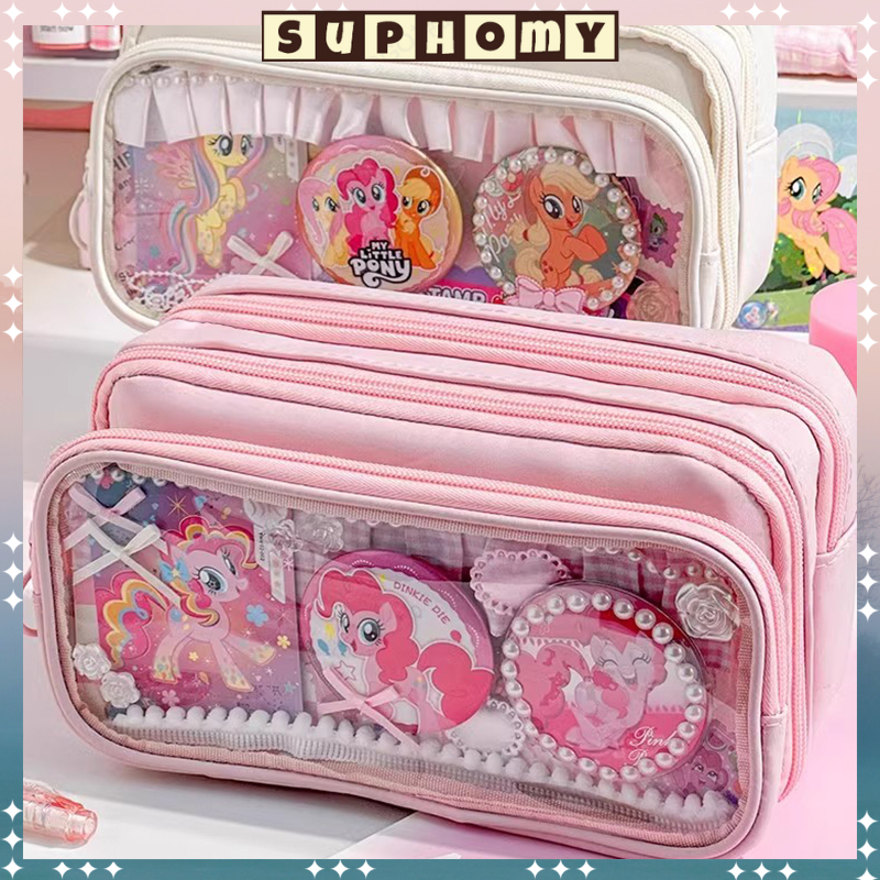 

Tas Ransel Tas Pingang Anak aesthetic Pencil case Tas PenaTempat Pencil Tas Pensil kotak pencil tempat alat tulis desain lucu My Little Pony