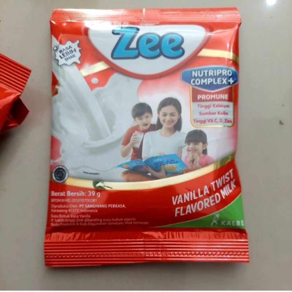 

Susu ZEE Nutripro Komplek Renceng 10pcs @39gram
