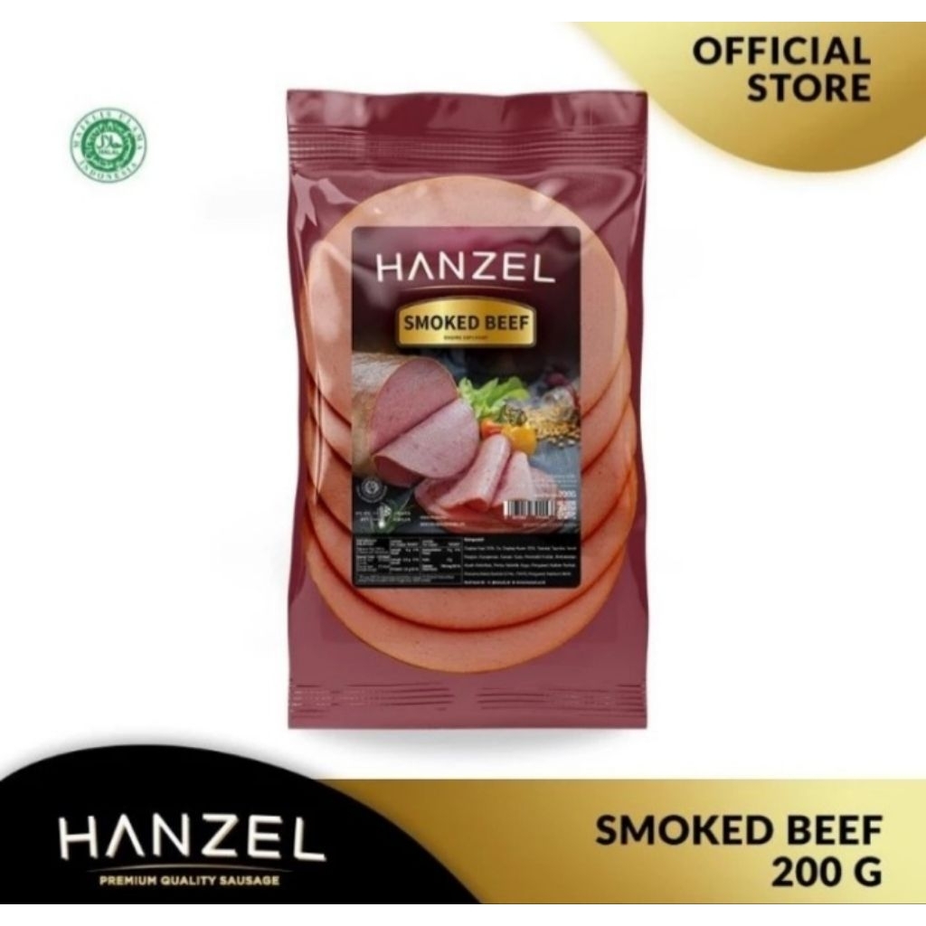

Hanzel Smoked Beef 200 gram