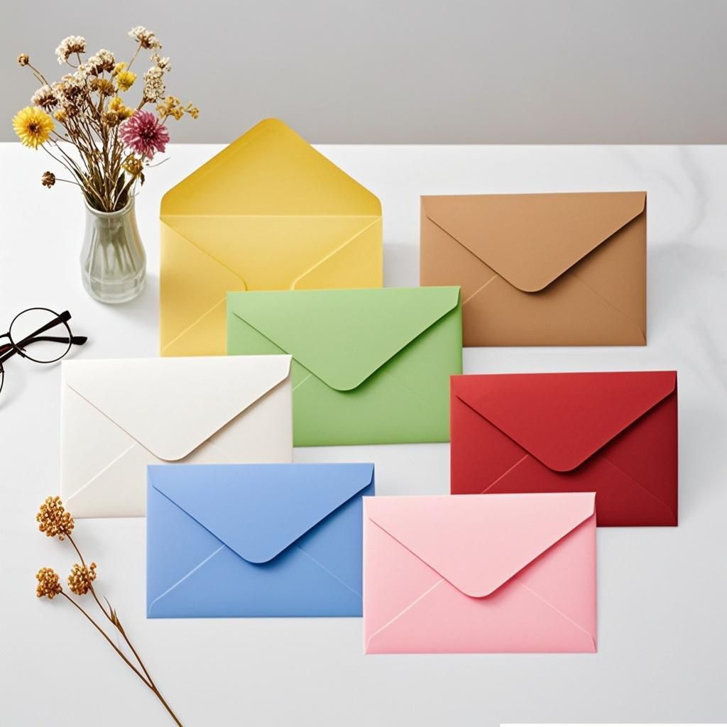 

Amplop Warna A5 A6 A7 A8 coklat merah hijau pink putih biru Angpao Uang Aesthetic Amplop Uang Elegant Polos.