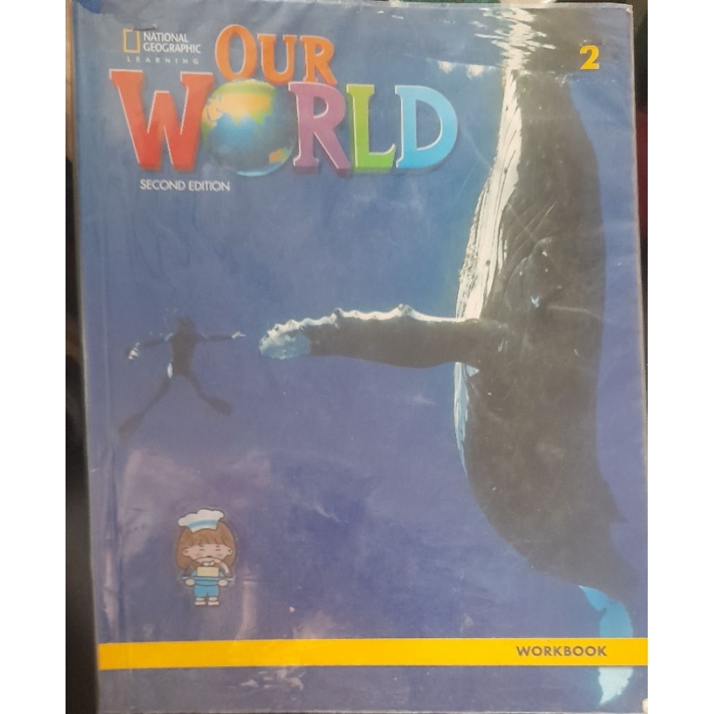 WORKBOOK OUR WORLD 2, NATIONAL GEOGRAPHIC, BEKAS