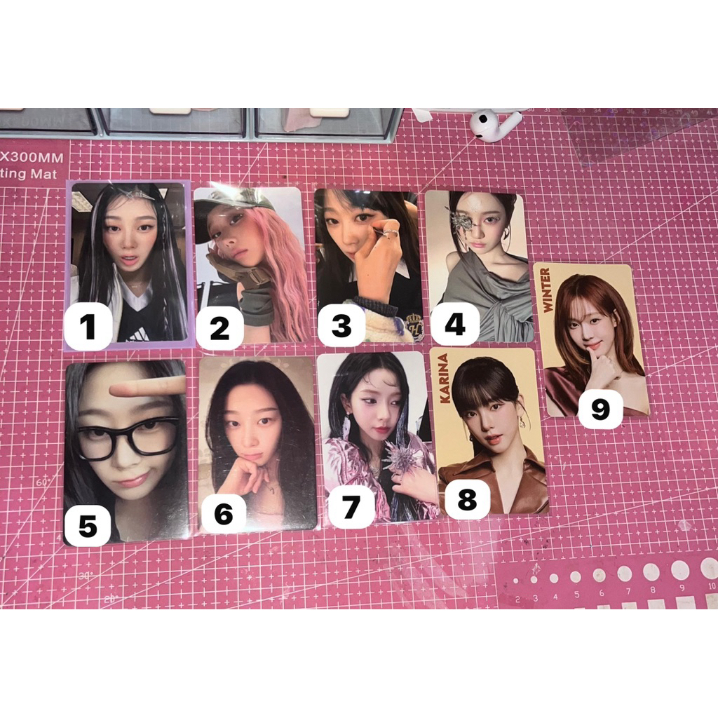 photocard aespa official